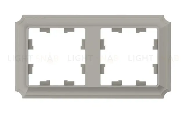 Рамка 2-ая, универсальная Systeme Electric AtlasDesign Antique Шампань ATN100502 ATN100502