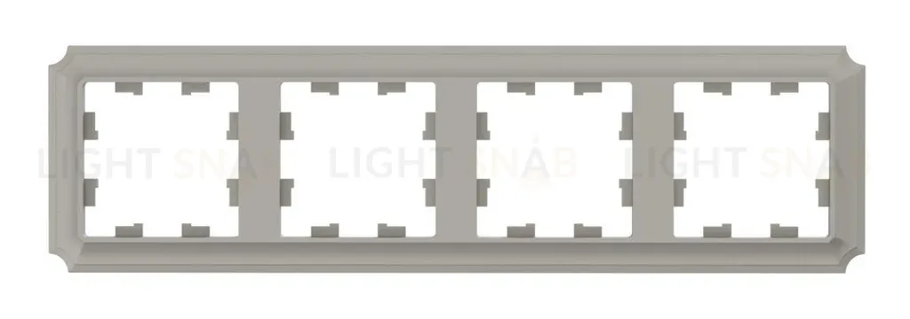 Рамка 4-ая, универсальная Systeme Electric AtlasDesign Antique Шампань ATN100504 ATN100504