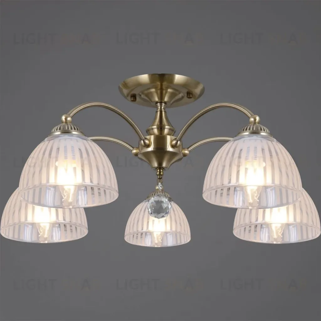 Потолочная люстра ILLUMICO IL0564-5CSQ-25AB ELITE IL0564-5CSQ-25AB ELITE