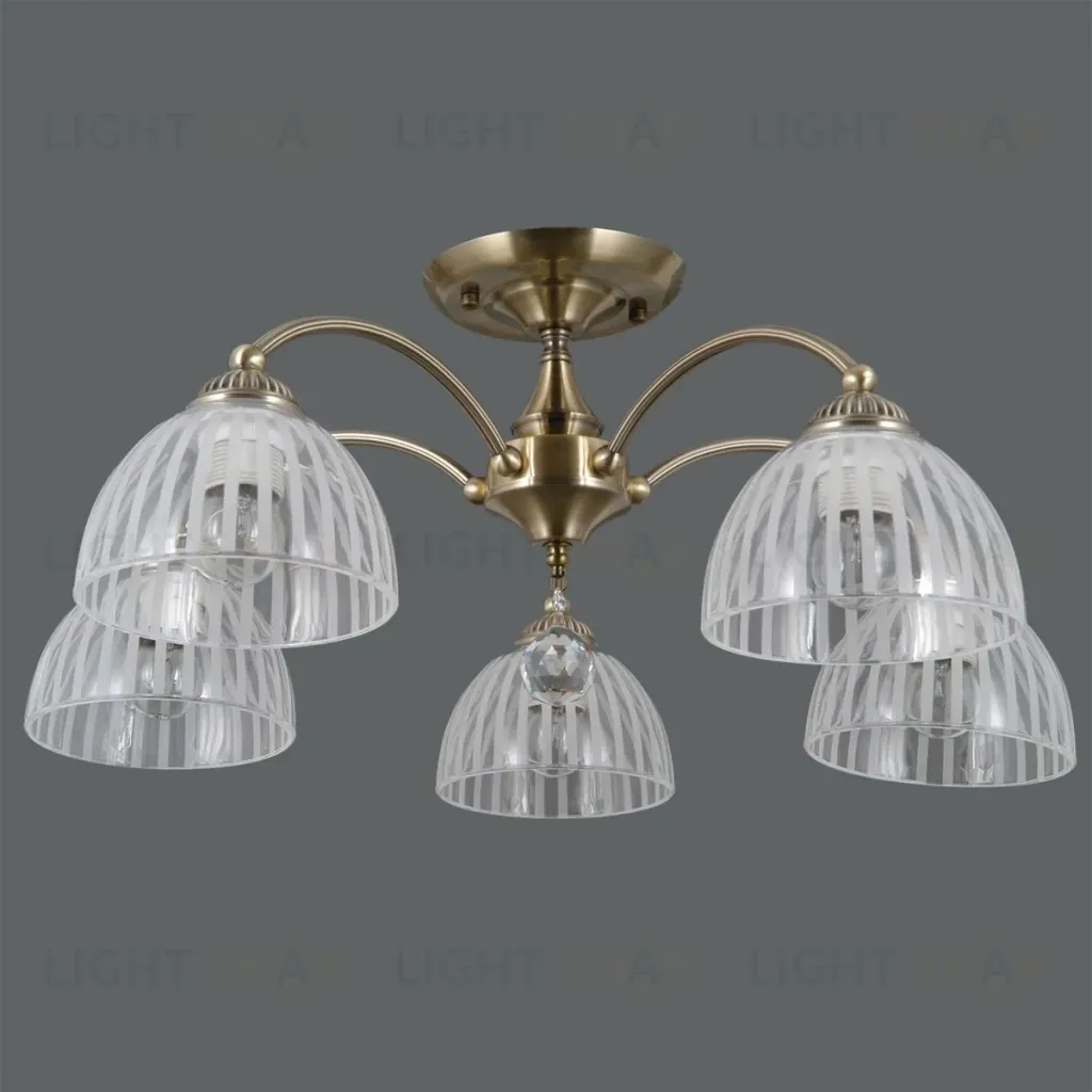 Потолочная люстра ILLUMICO IL0564-5CSQ-25AB ELITE IL0564-5CSQ-25AB ELITE