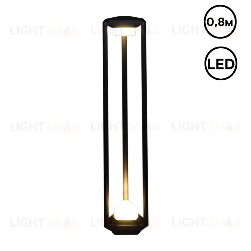 Ландшафтный светильник Reluce 09987-0.7-001JH 0.8M LED2X6W BK RLOS 09987-0.7-001JH 0.8M LED2X6W BK RLOS