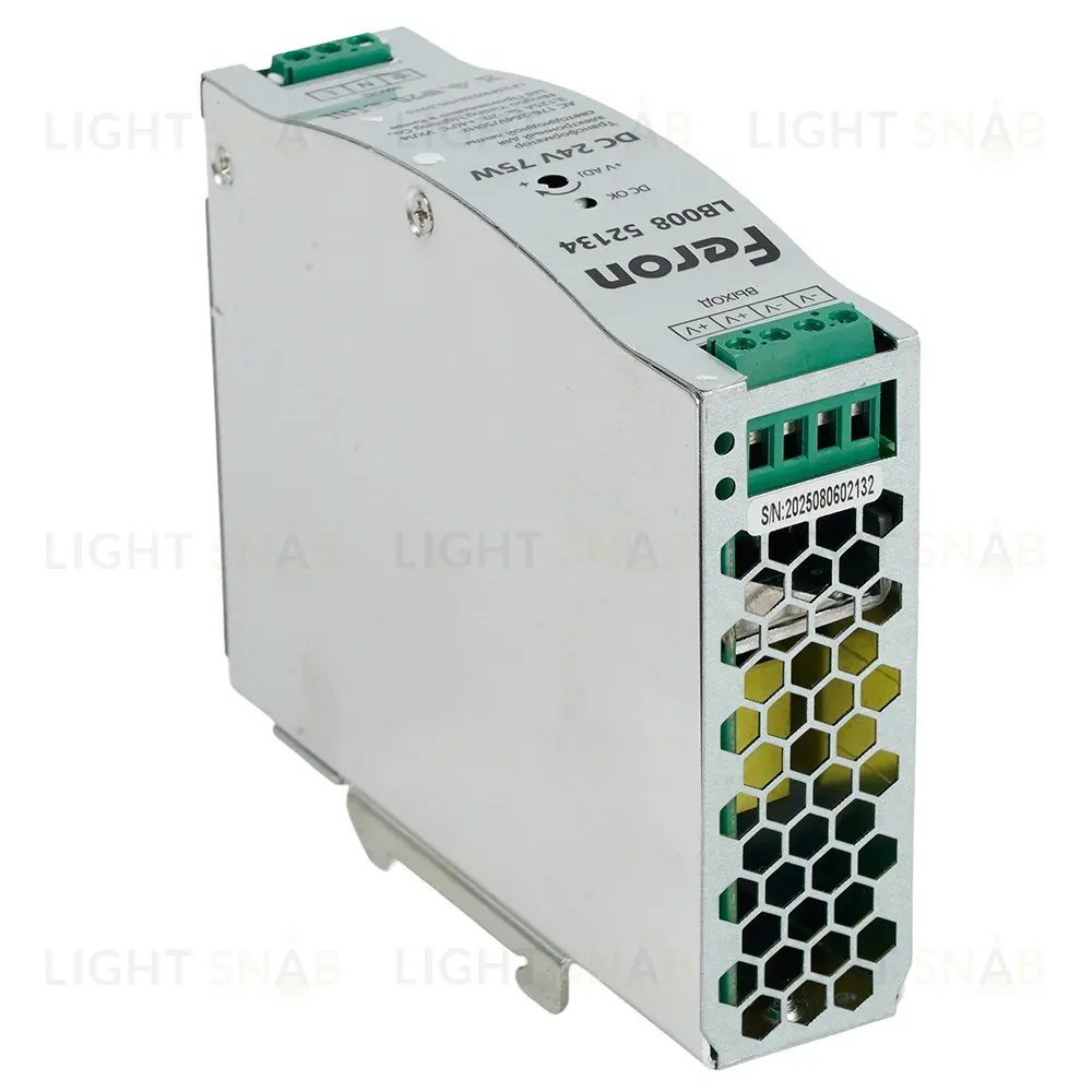 Трансформатор электронный на DIN-рейку Feron LB008 5W 24V IP20 52134 52134