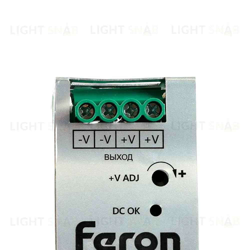Трансформатор электронный на DIN-рейку Feron LB008 150W 24V IP20 52136 52136