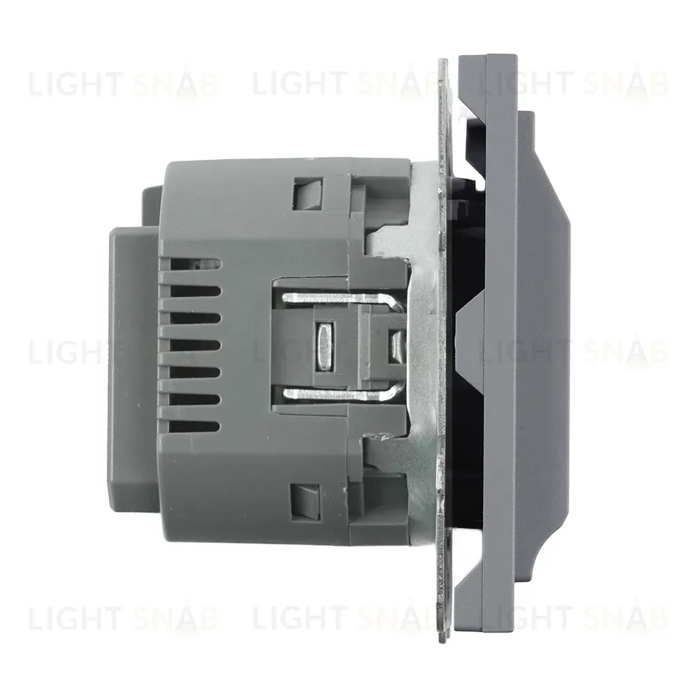Выключатель карточный Stekker Эмили RSW40-5114-10 платиново-серый, soft touch 50699 50699