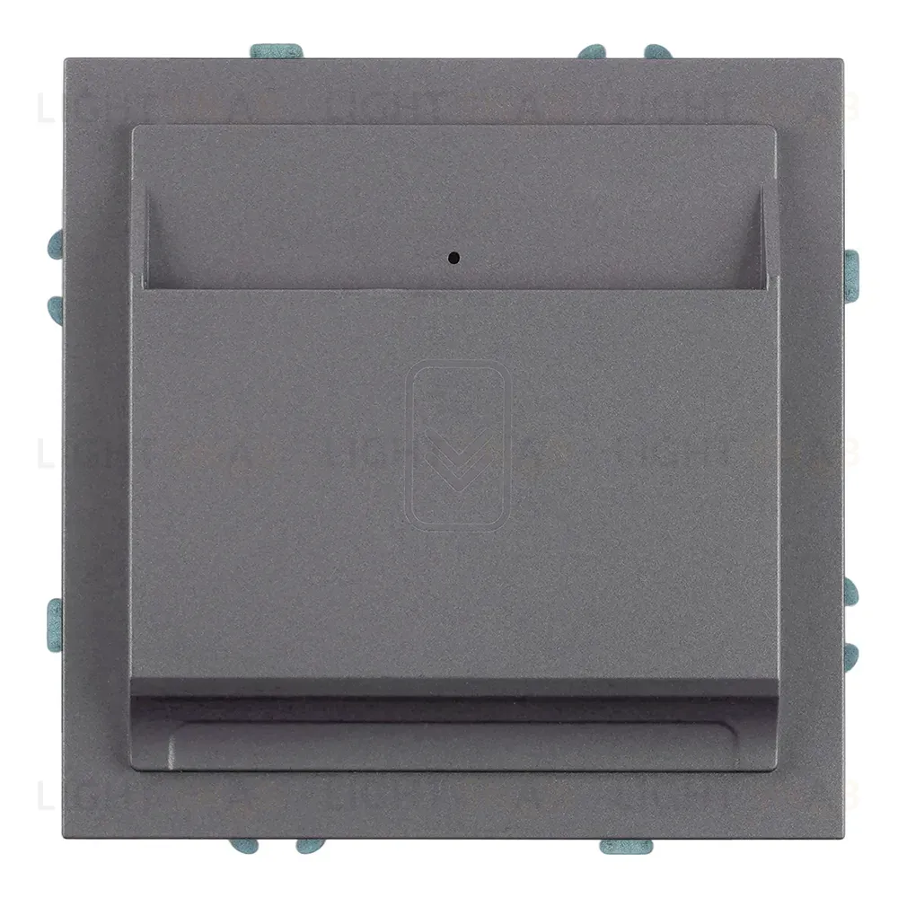 Выключатель карточный Stekker Эмили RSW40-5114-10 платиново-серый, soft touch 50699 50699