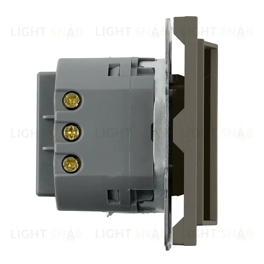 Выключатель карточный Stekker Эмили RSW40-5114-09 антрацит, soft touch 50701 50701