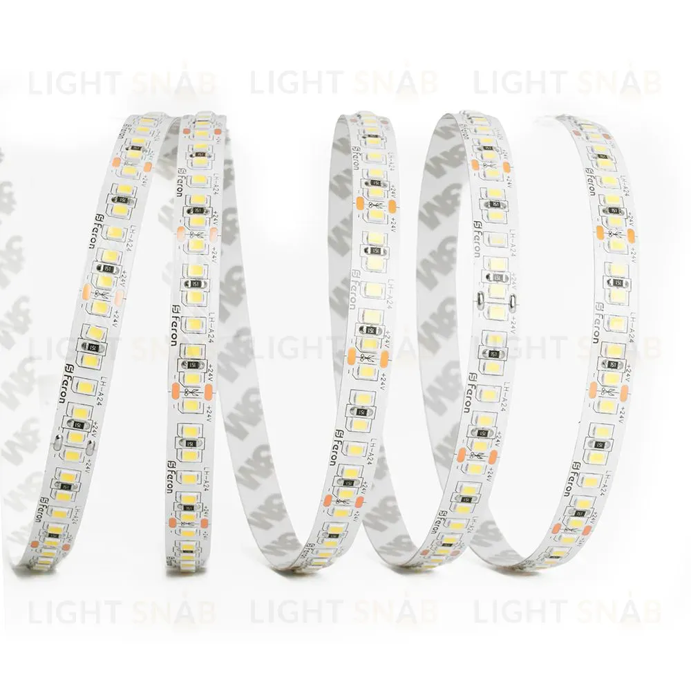 Светодиодная лента 24V Feron LS502, 180*SMD2835, 16W/m, IP20, 6000К (холодный белый) 53091 53091