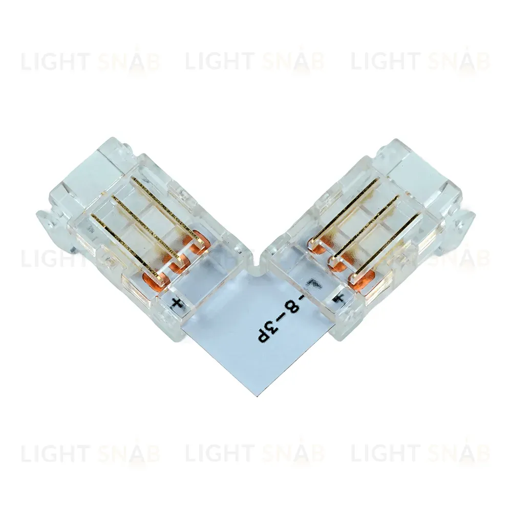 Соединитель угловой 10мм для CCT SMD ленты шириной 8 мм Feron LD172 52003 52003