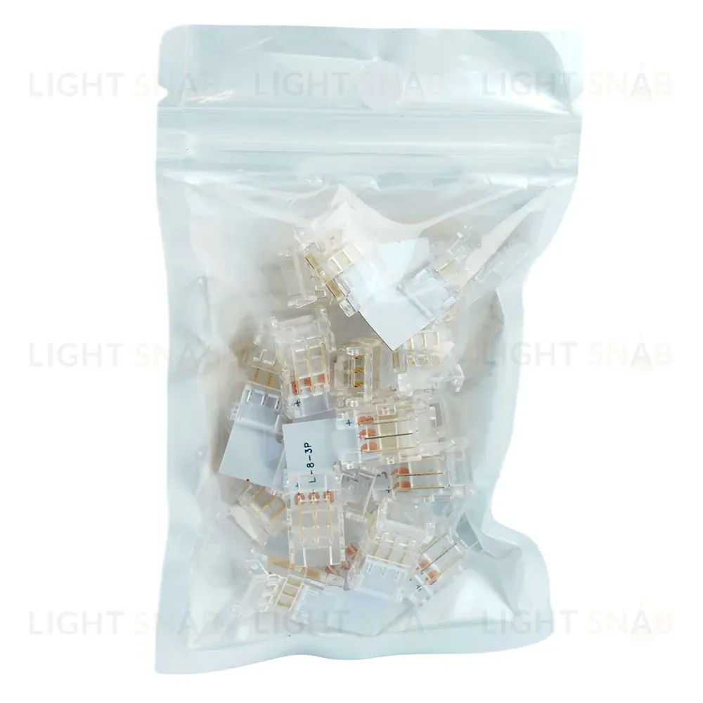 Соединитель угловой 10мм для CCT SMD ленты шириной 8 мм Feron LD172 52003 52003