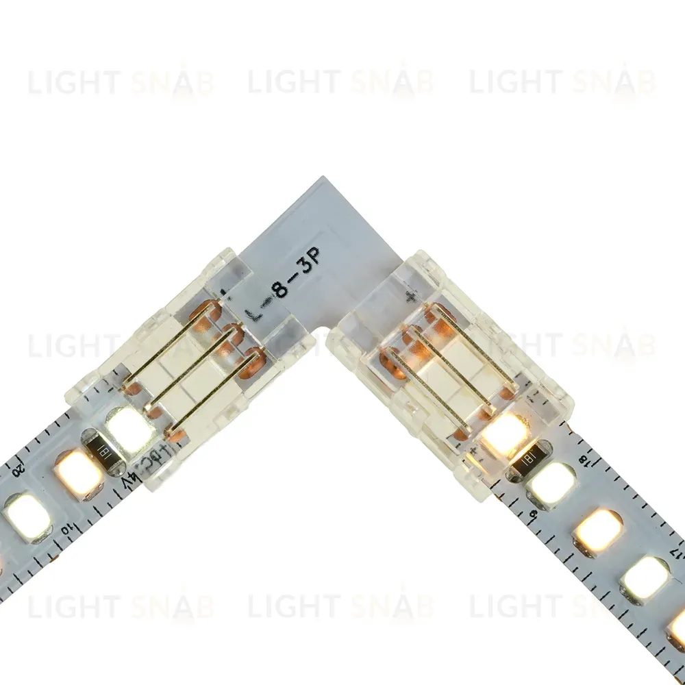 Соединитель угловой 10мм для CCT SMD ленты шириной 8 мм Feron LD172 52003 52003