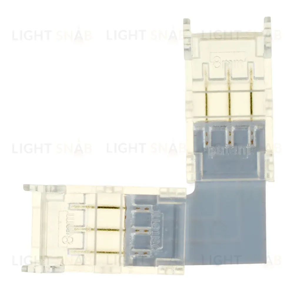 Соединитель угловой 10мм для CCT SMD ленты шириной 8 мм Feron LD172 52003 52003