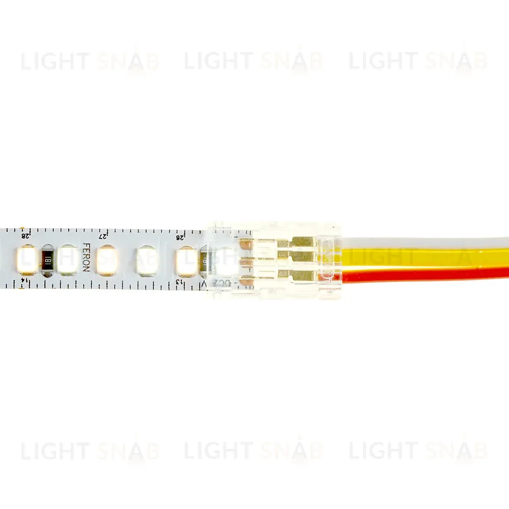 Соединитель лента-блок питания 10мм для CCT SMD ленты шириной 8 мм Feron LD171 52002 52002