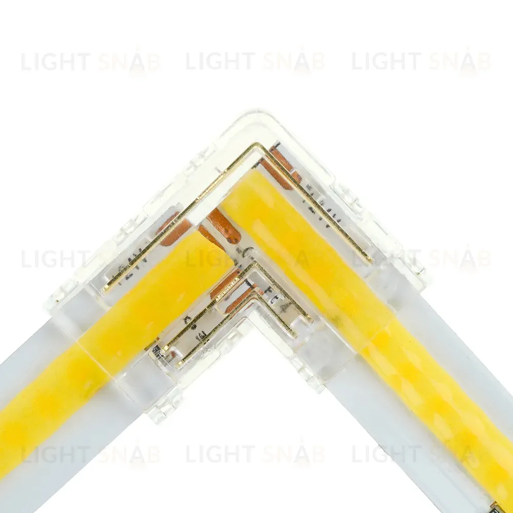 Соединитель угловой 10мм для CCT COB ленты шириной 8 мм Feron LD174 52005 52005