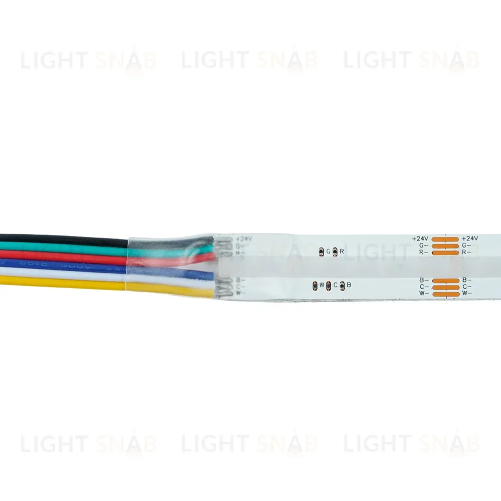 Лента светодиодная 24V Feron LS538, 840*COB, 22W/m, IP20, RGB+2300К+6500K 53337 53337