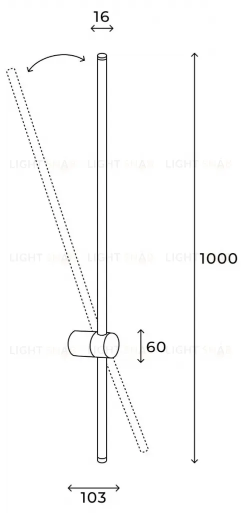 Настенный светильник Hesby Lighting Edge HSBL_0226 HSBL_0226