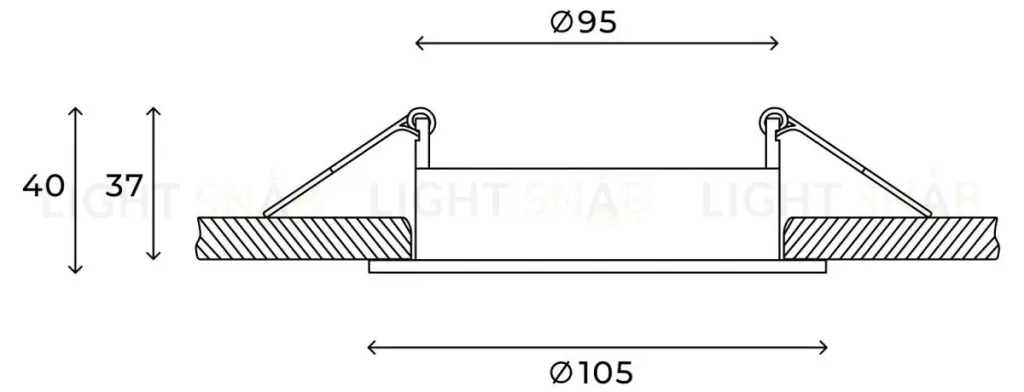 Точечный светильник Hesby Lighting Core HSBL_0229 HSBL_0229