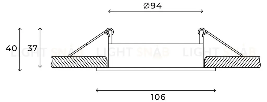 Точечный светильник Hesby Lighting Core HSBL_0230 HSBL_0230