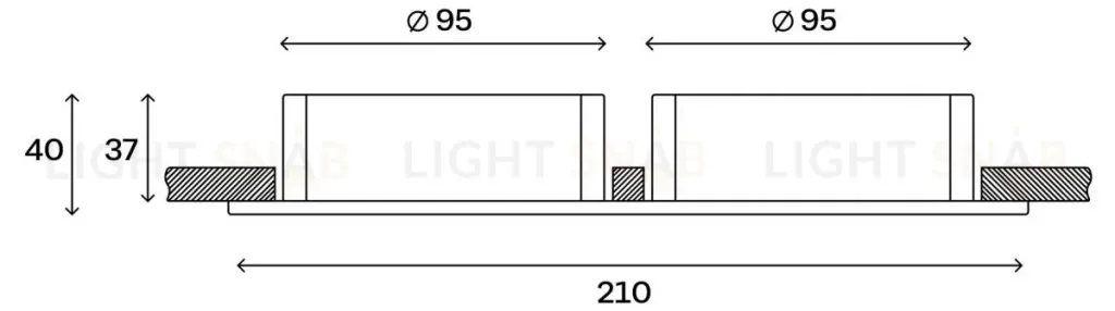 Точечный светильник Hesby Lighting Core HSBL_0231 HSBL_0231