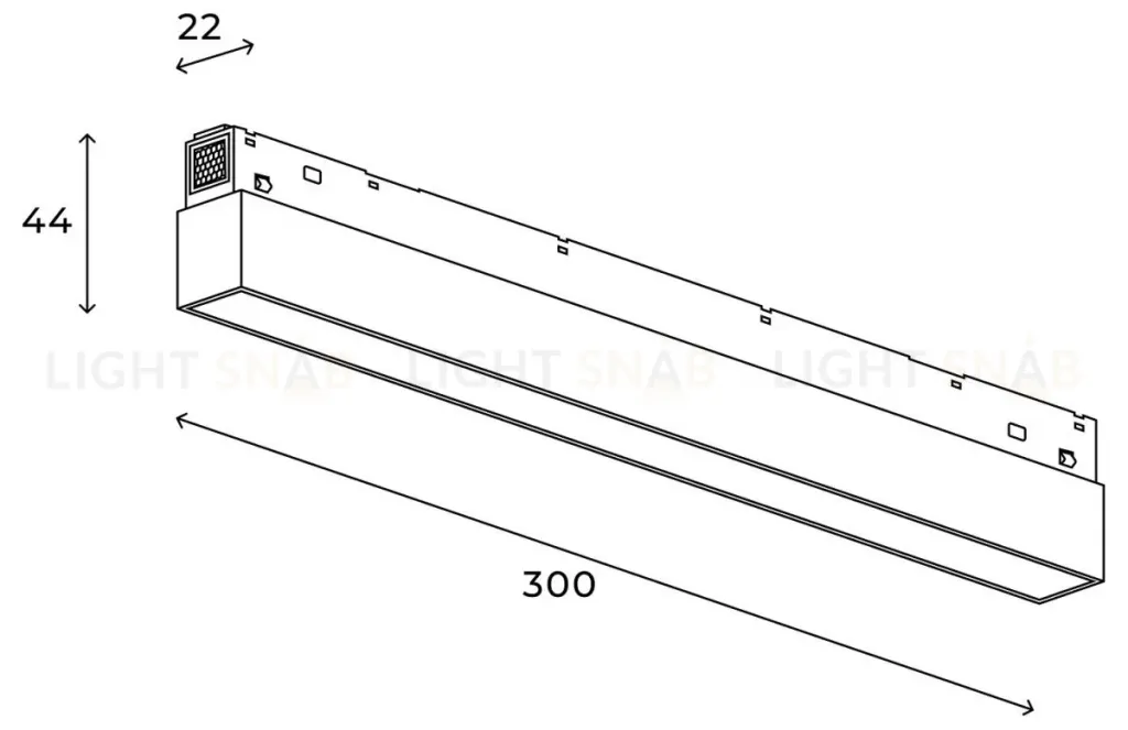 Трековый магнитный светильник Hesby Lighting ElDeko HSBL_0236 HSBL_0236