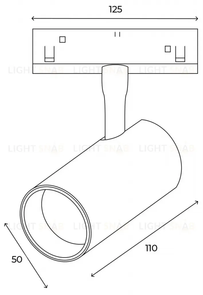 Трековый магнитный светильник Hesby Lighting ElDeko HSBL_0238 HSBL_0238