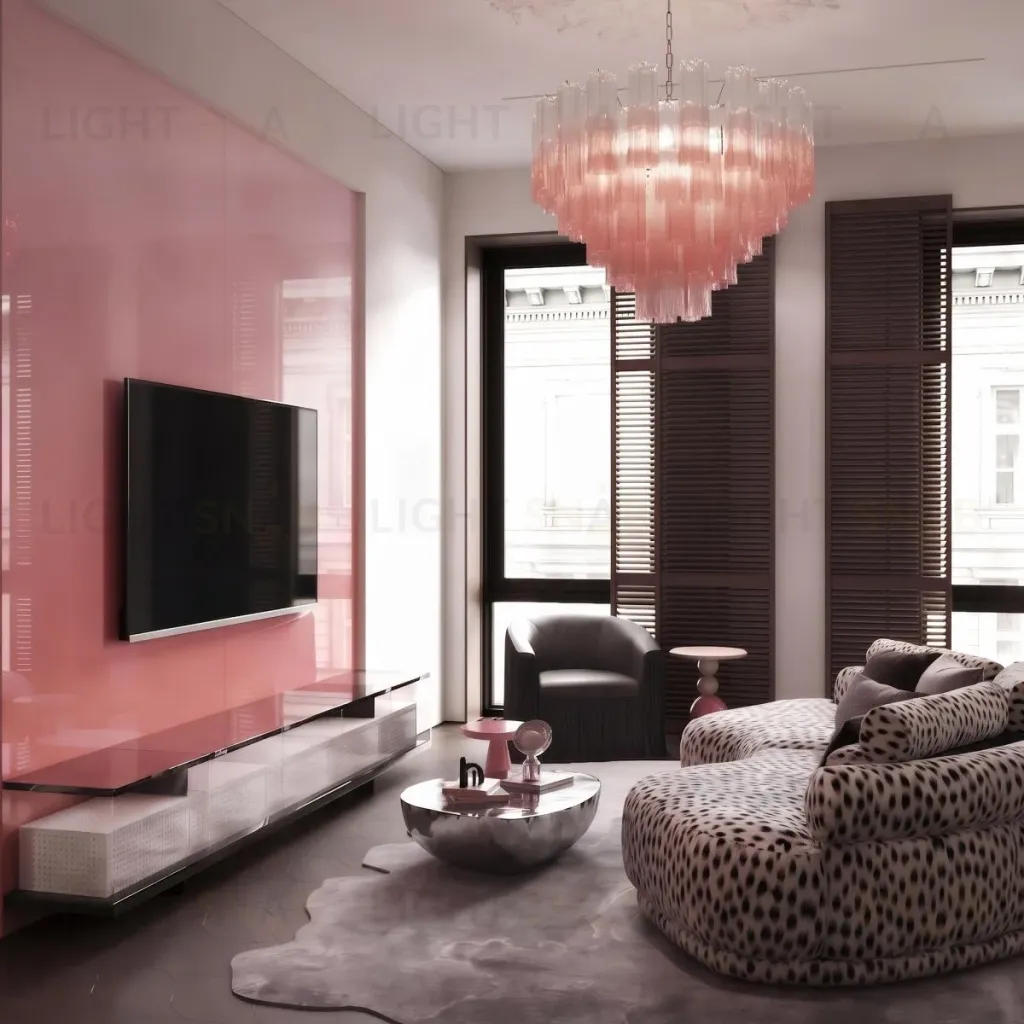 Подвесные светильники Loft IT Murano 10580/800 Clear pink 10580/800 Clear pink