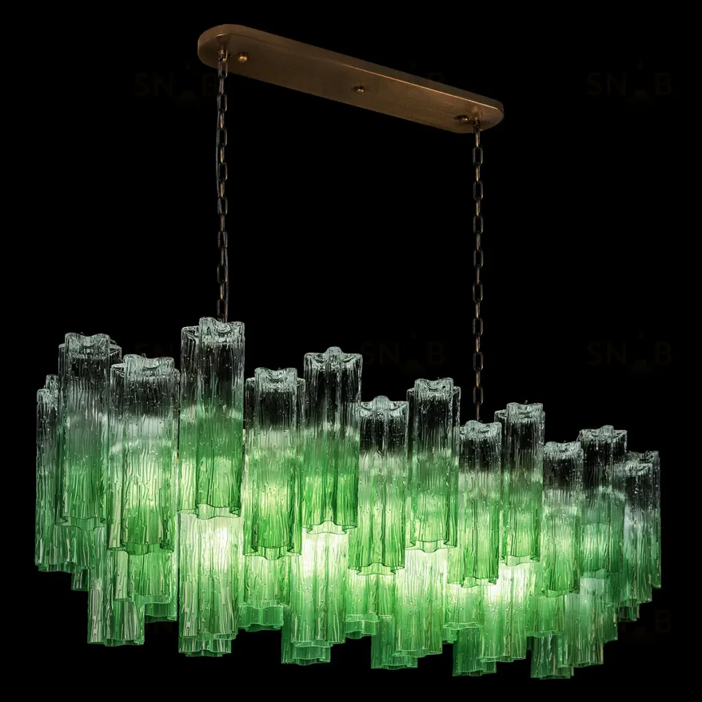 Подвесная люстра Loft IT Murano 10580/1000R Clear green 10580/1000R Clear green