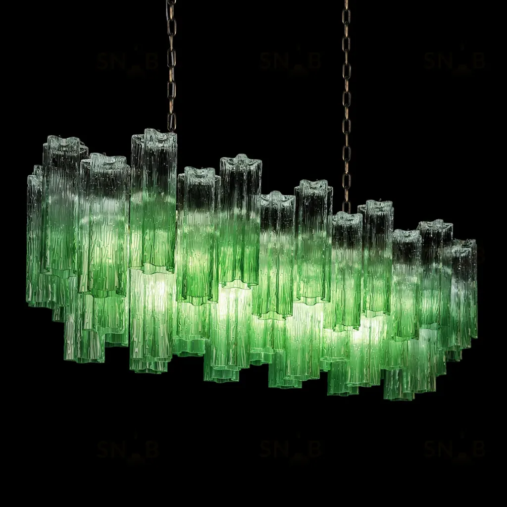 Подвесная люстра Loft IT Murano 10580/1000R Clear green 10580/1000R Clear green