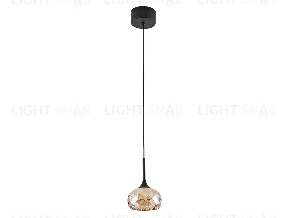 Подвесной светильник Newport 7241/S mat.black amber М0071795 7241/S mat.black amber
