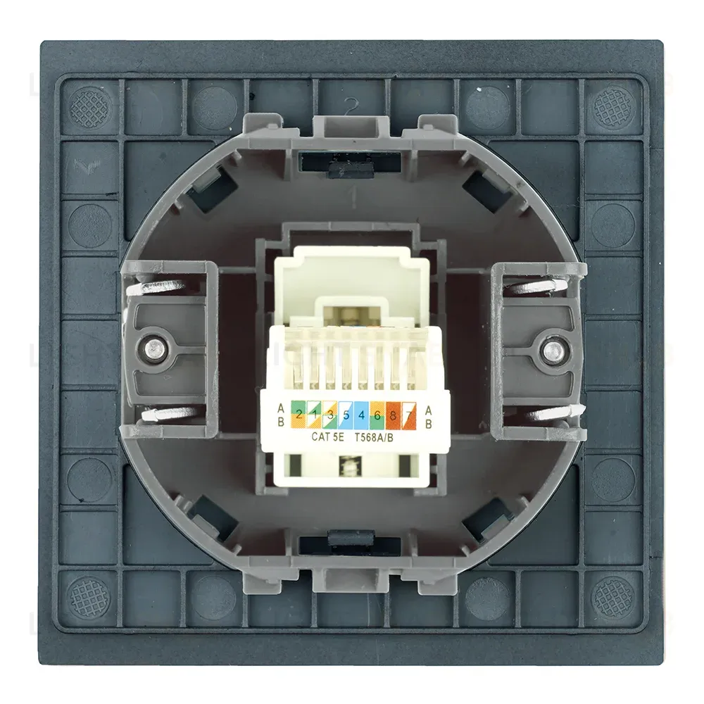 Розетка компьютерная 1-местная RJ-45 (механизм) Stekker Мия RST00-3117-05 50450 50450