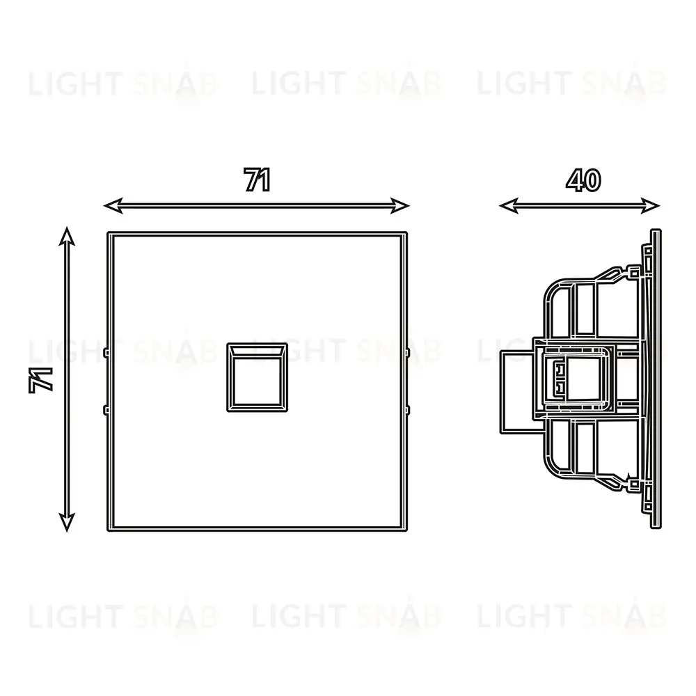 Розетка компьютерная 1-местная RJ-45 (механизм) Stekker Мия RST00-3117-01 50436 50436