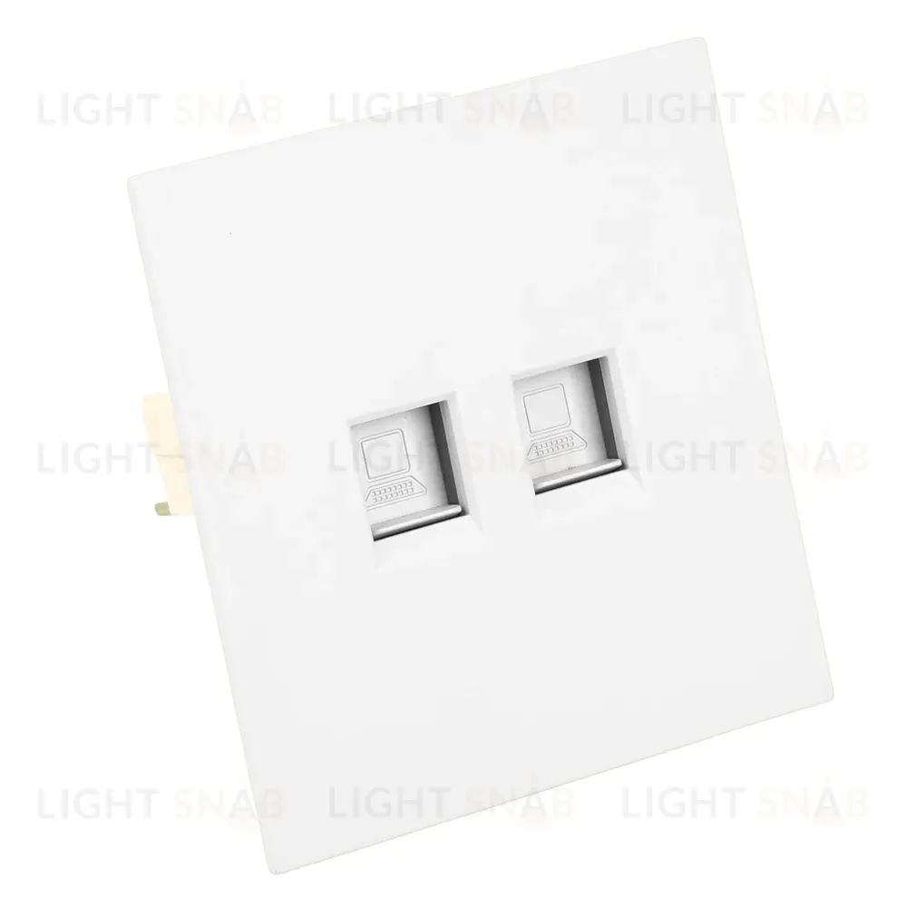 Розетка компьютерная 2-местная RJ-45 (механизм) Stekker Мия RST00-3111-01 50437 50437
