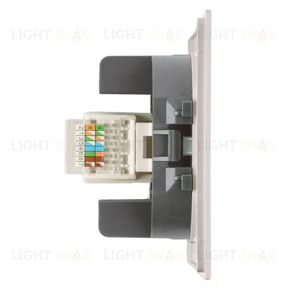 Розетка компьютерная 1-местная RJ-45 (механизм) Stekker Мия RST00-3117-08 50480 50480