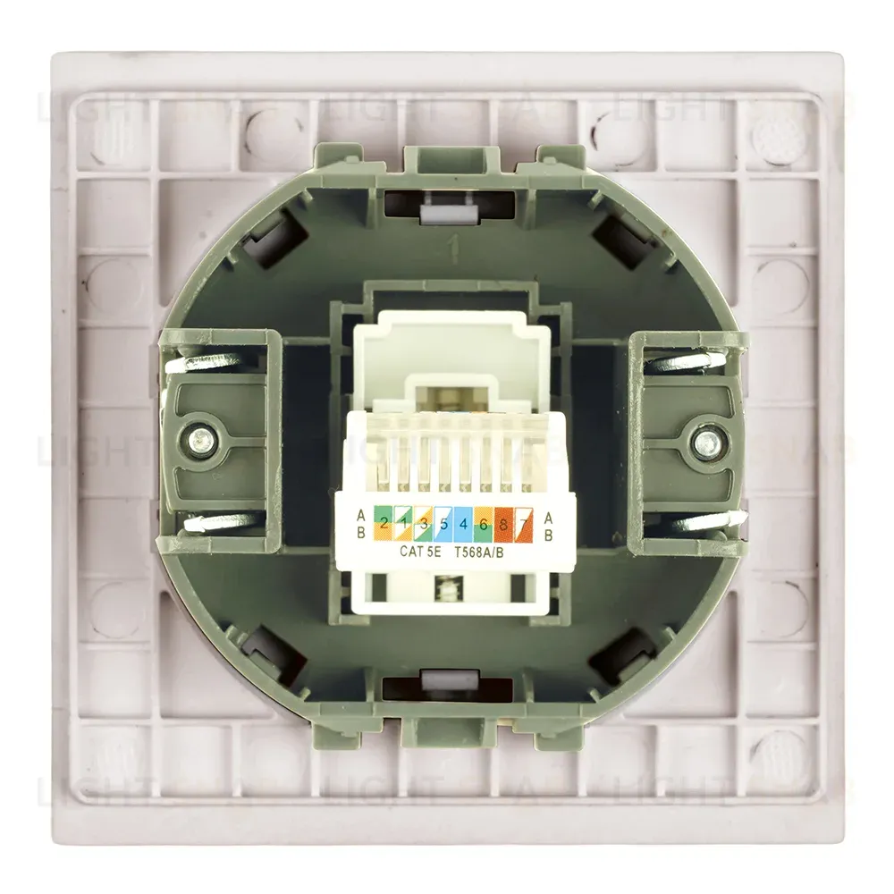 Розетка компьютерная 1-местная RJ-45 (механизм) Stekker Мия RST00-3117-08 50480 50480