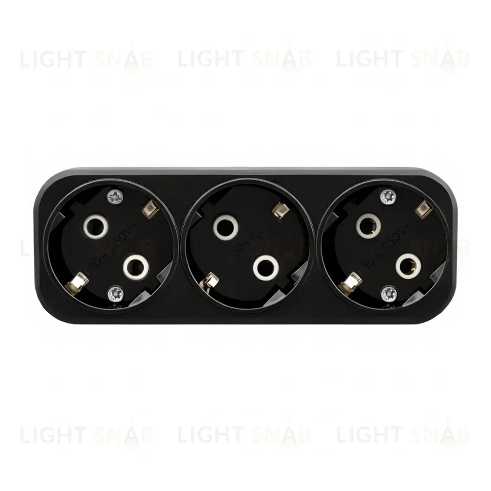 Разветвитель сетевой 3-местный Stekker 250V 16A ABS ADP16-23-20 50681 50681