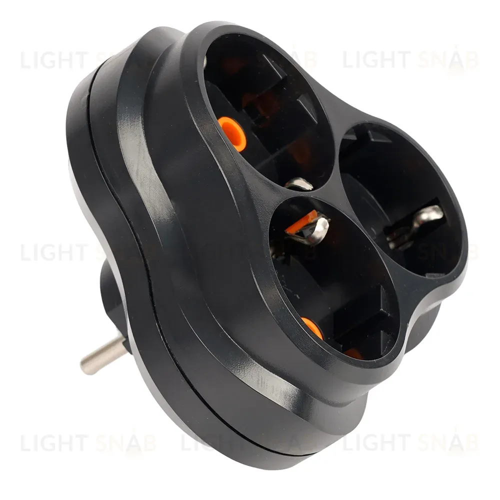 Разветвитель сетевой 3-местный Stekker 250V 16A ABS ADP16-23-21 50682 50682