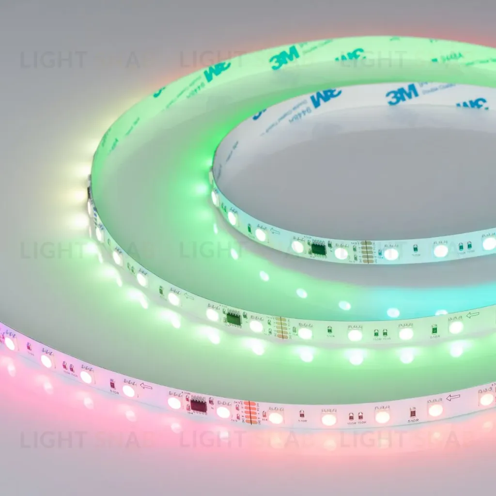 Светодиодная лента Arlight DMX-B60-10mm 24V RGB-PX6 (14 W/m, IP20, 5m)  039183(1) 039183(1)