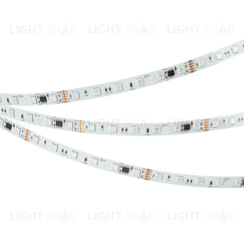 Светодиодная лента Arlight DMX-B60-10mm 24V RGB-PX6 (14 W/m, IP20, 5m)  039183(1) 039183(1)