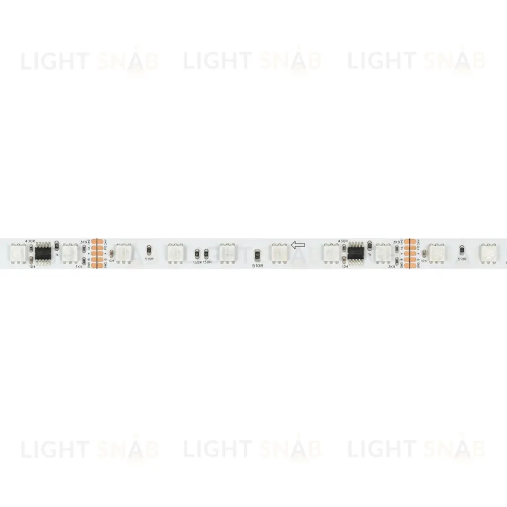 Светодиодная лента Arlight DMX-B60-10mm 24V RGB-PX6 (14 W/m, IP20, 5m)  039183(1) 039183(1)