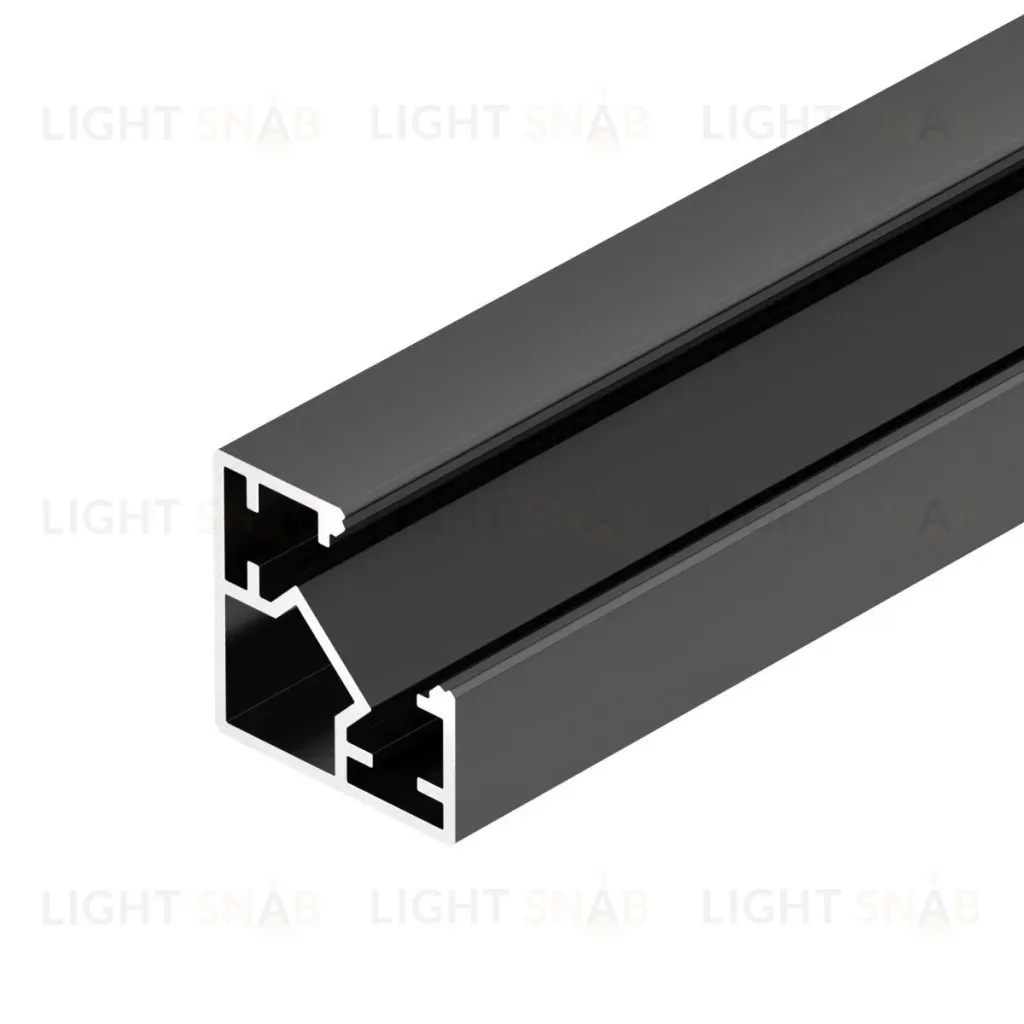 Профиль Arlight SL-KUB-DISPLAY-2525-2000 ANOD BLACK (Алюминий) 062894 062894