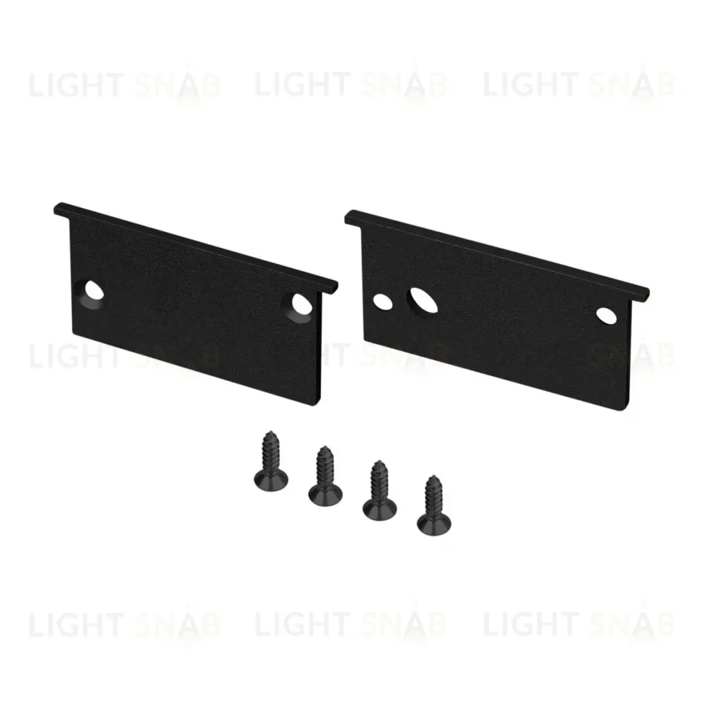 Комплект заглушек Arlight SL-BEVEL-W32-F BLACK (Алюминий) 063943 063943