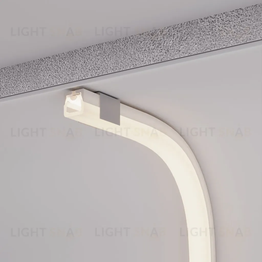 Силиконовый профиль Arlight WPH-FLEX-2020-TOP-S13-10m WHITE (Силикон) 062835 062835
