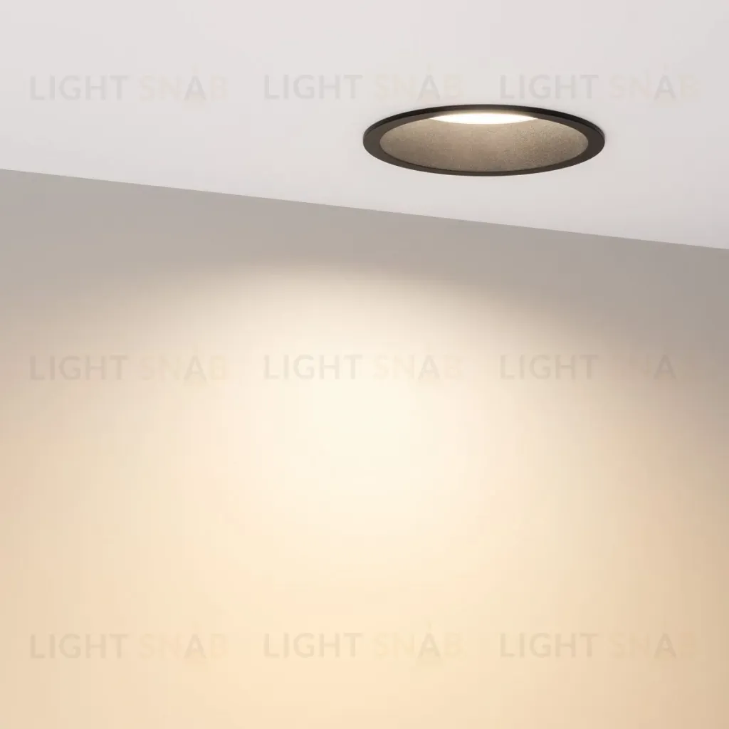 Встраиваемый светильник Arlight MS-BREEZE-BUILT-R104-12W Warm3000 (BK, 85 deg, 230V) (IP20 Металл) 036621(1) 036621(1)