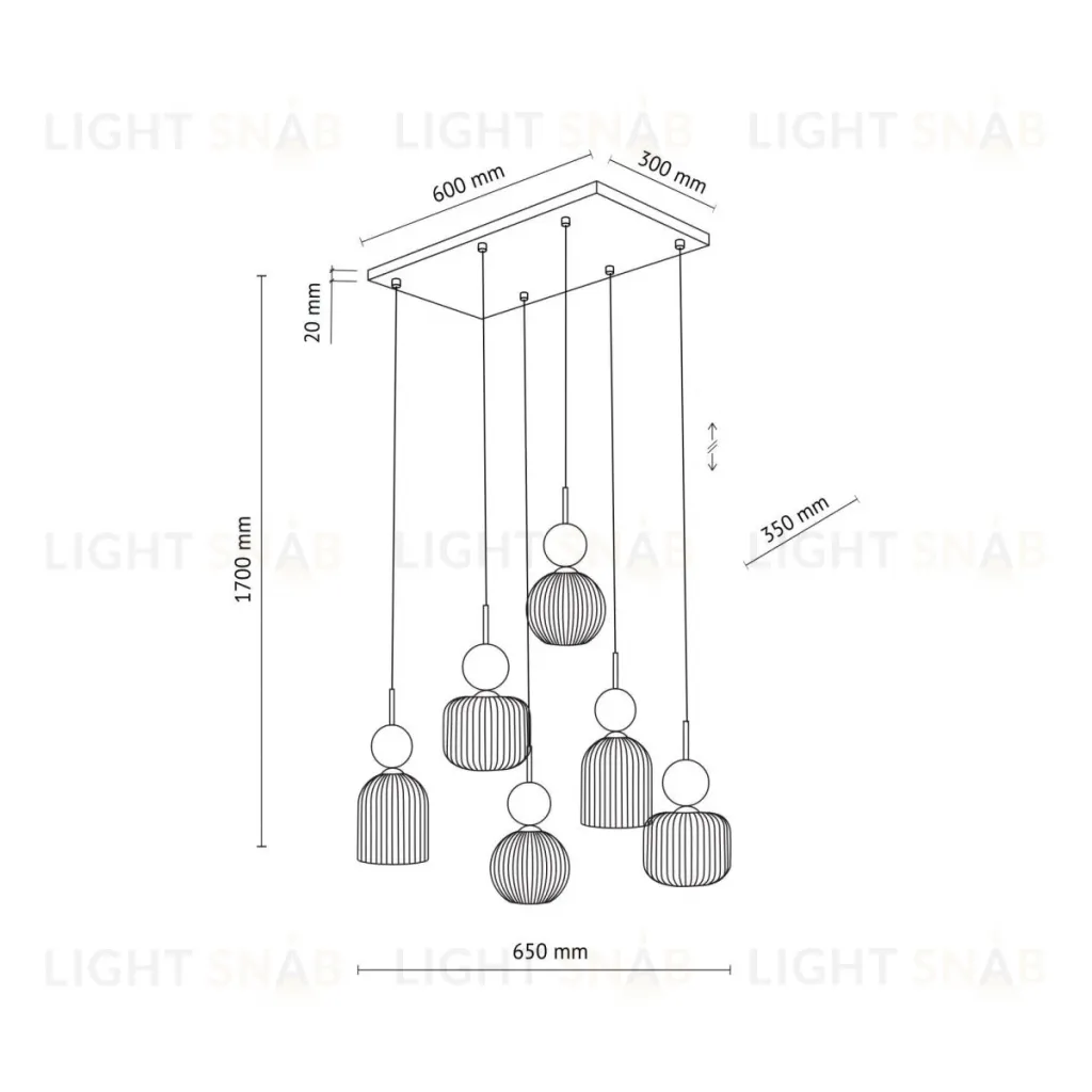Подвесной светильник TK Lighting 11044 Sophia Cognac a072559 11044 Sophia Cognac