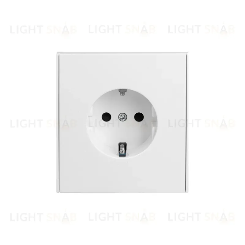 Розетка STRONG 1-ая с/з с/у, со шторками 16А жемчуг KRANZ KR-78-0701-4 KR-78-0701-4