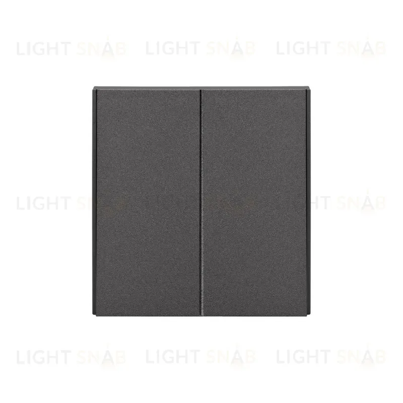 Выключатель STRONG 2 кл 10А с/у графит KRANZ KR-78-0706-6 KR-78-0706-6