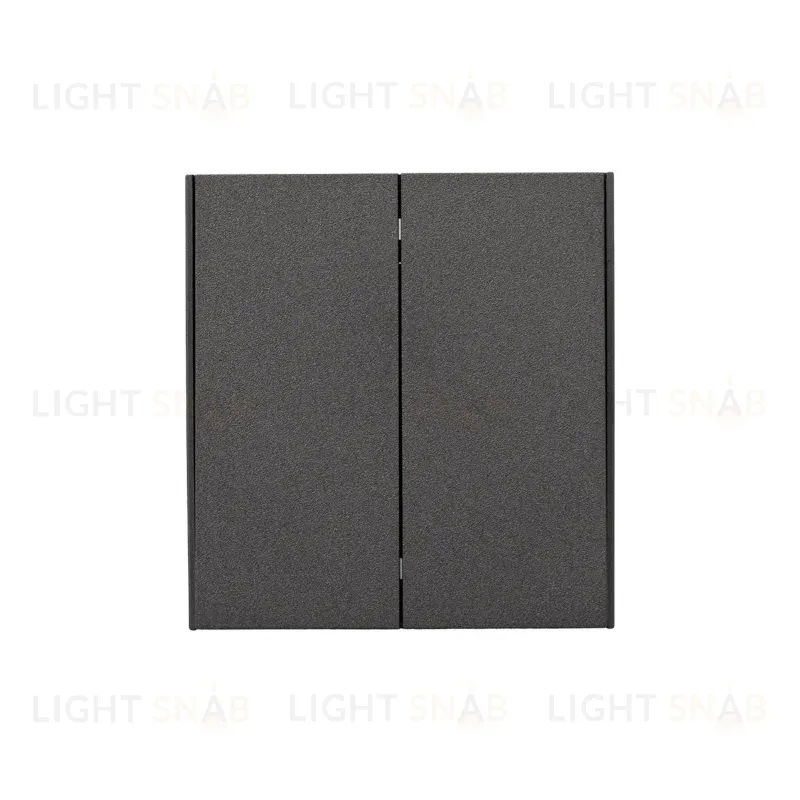 Выключатель STRONG 2 кл для жалюзи возвратный 10А с/у графит KRANZ KR-78-0711-6 KR-78-0711-6