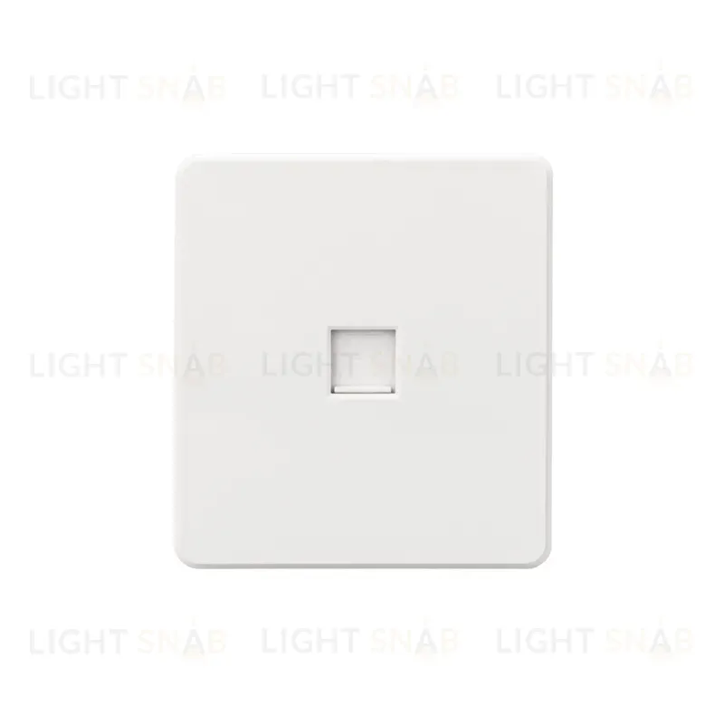 Розетка ROUND компьютерная RJ45 кат6 с/у перламутр KRANZ KR-78-0724-1 KR-78-0724-1
