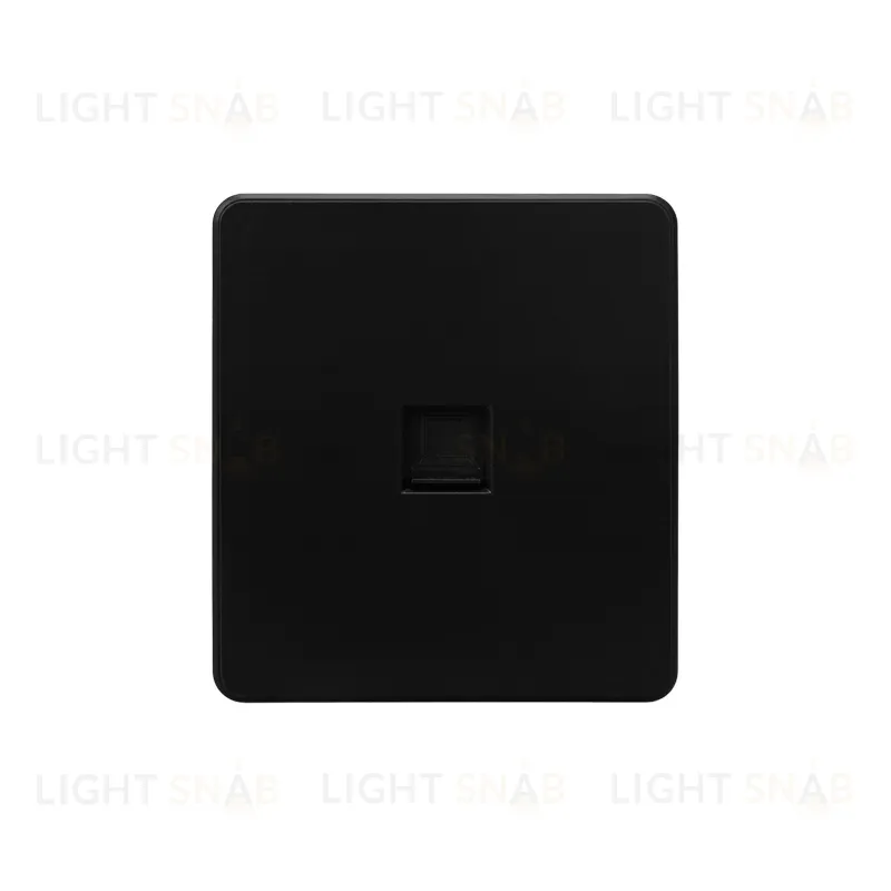 Розетка ROUND компьютерная RJ45 кат6 с/у оникс KRANZ KR-78-0724-3 KR-78-0724-3