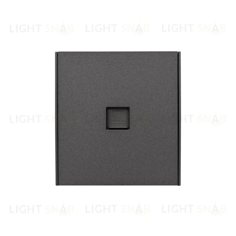 Розетка STRONG компьютерная RJ45 кат6 с/у графит KRANZ KR-78-0724-6 KR-78-0724-6