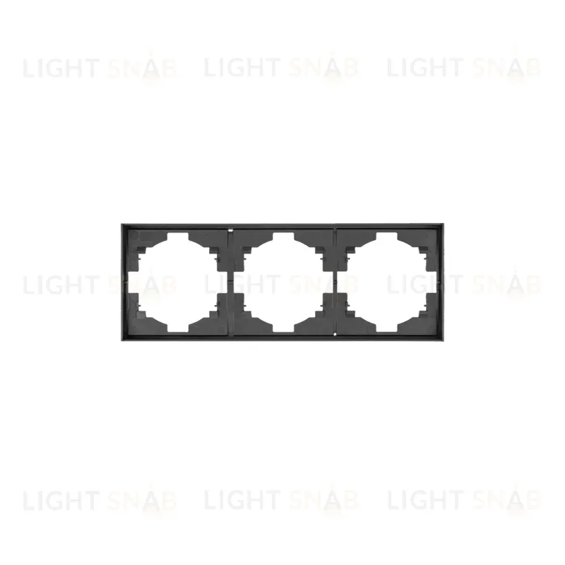 Рамка STRONG 3-постовая графит KRANZ KR-78-0753-6 KR-78-0753-6
